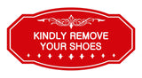 Victorian Kindly Remove Your Shoes Sign