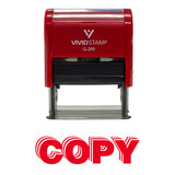 Copy Self Inking Rubber Stamp - Copy Stacked Design