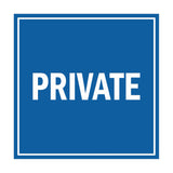 Signs ByLITA Square Private Sign