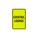 Portrait Round Cocktail Lounge Sign