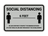 Classic Framed Social Distancing Sign