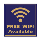 FREE WIFI AVAILABLE Wall / Door Sign