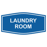 Blue Fancy Laundry Room Sign