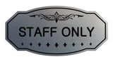 Signs ByLITA Victorian Staff Only Sign