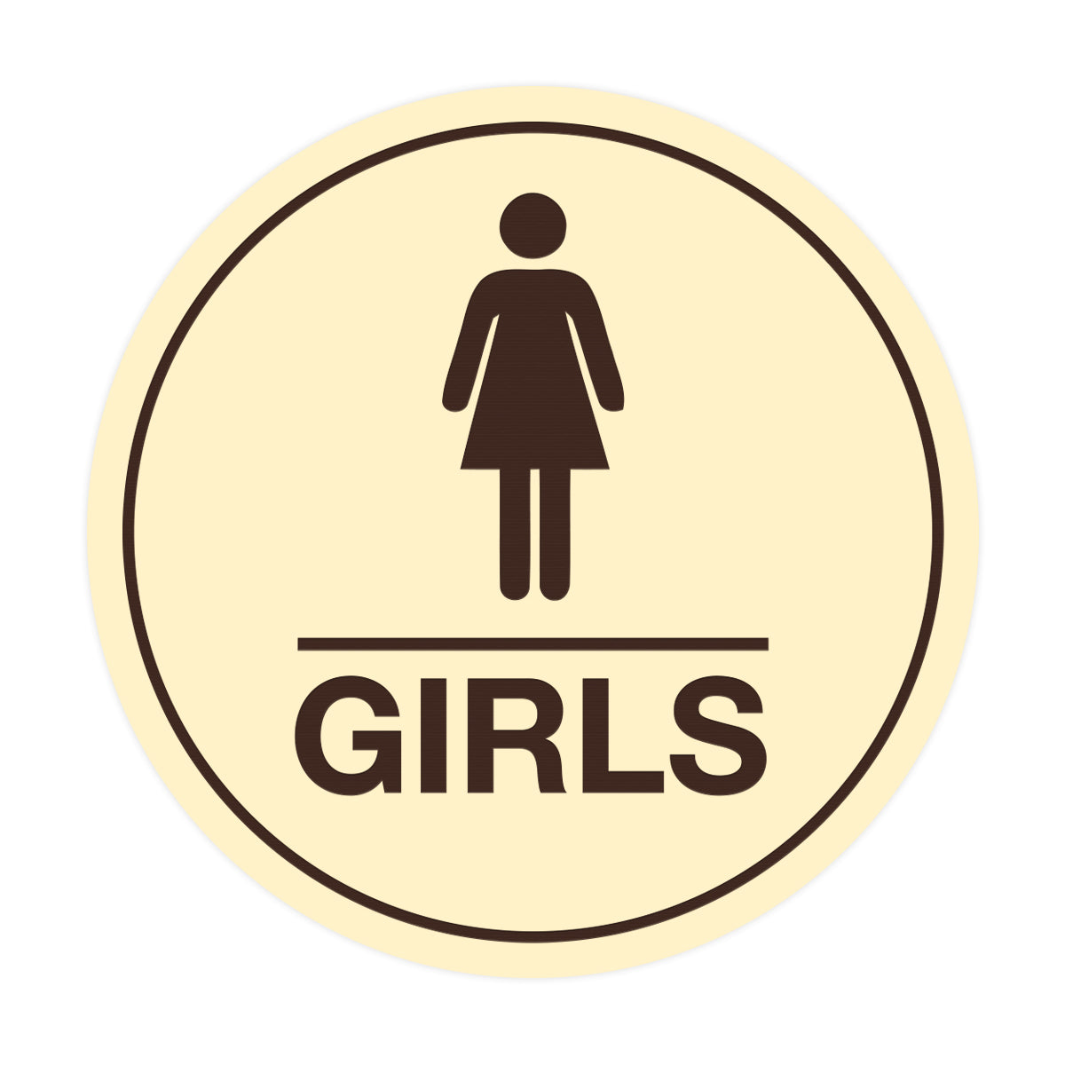 Girl Icon Simple Sign Ladies Toilet Sign Printable