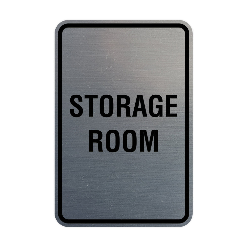 Portrait Round Storage Room Sign – Pacific Sign and Stamp