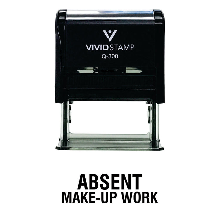 Absent Make-Up Work Teacher Self Inking Rubber Stamp