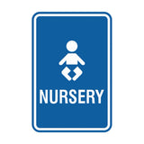 Portrait Round Nursery Sign