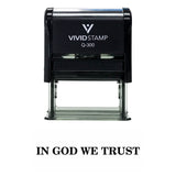 In God We Trust Self Inking Rubber Stamp