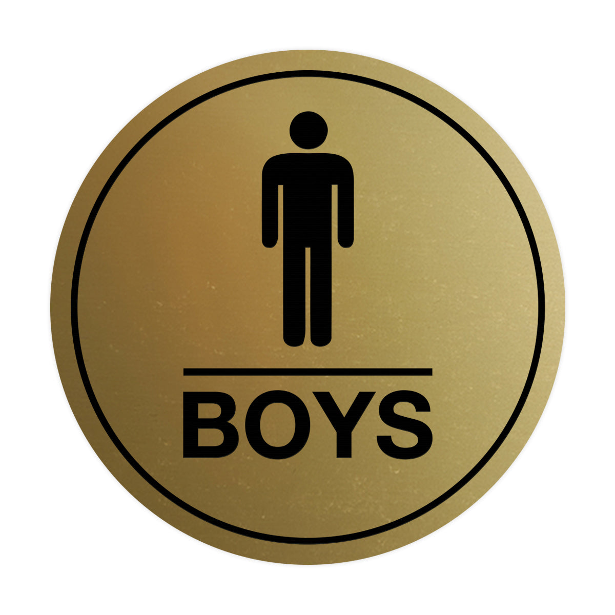 Boys Bathroom Sign
