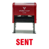 SENT Self Inking Rubber Stamp