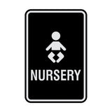 Portrait Round Nursery Sign