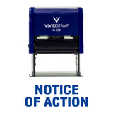 Notice Of Action Self Inking Rubber Stamp