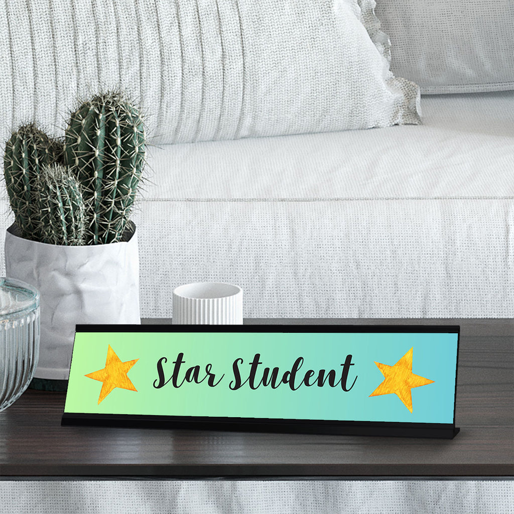 Star Student, Achievement Award Desk Sign (2 x 8