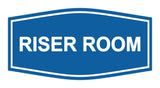 Blue Signs ByLITA Fancy Riser Room Sign