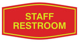 Signs ByLITA Fancy Staff Restroom Sign