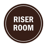 Signs ByLITA Circle Riser Room Sign