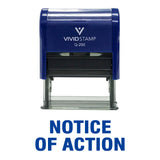 Notice Of Action Self Inking Rubber Stamp