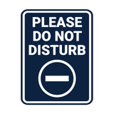 Portrait Round Please Do Not Disturb Wall or Door Sign