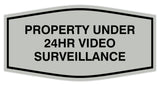 Fancy Property Under 24Hr Video Surveillance Sign