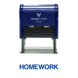 Homework Teacher Self Inking Rubber Stamp