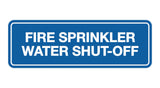 Signs ByLITA Standard Fire Sprinkler Water Shut-Off Sign