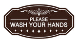Victorian Please Wash Your Hands Sign