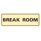 Standard Break Room Sign