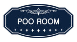 Victorian Poo Room Sign