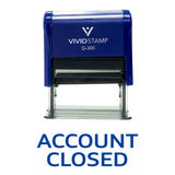 Account Closed Self Inking Rubber Stamp