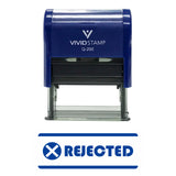 Rejected W/ Icon Self-Inking Office Rubber Stamp