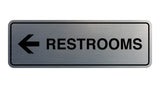 Signs ByLITA Standard RESTROOM (LEFT ARROW) Sign
