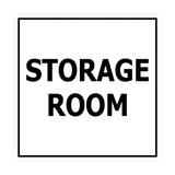 Signs ByLITA Square Storage Room Sign
