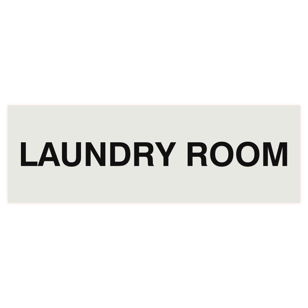 Lt Gray Basic Laundry Room Door / Wall Sign