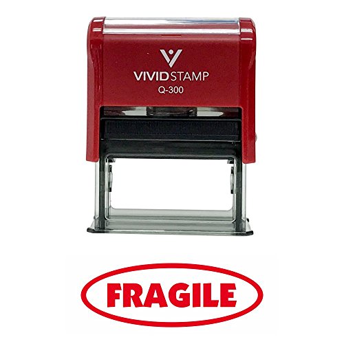 Fragile Office Self-Inking Office Rubber Stamp