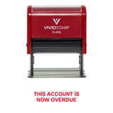 THIS ACCOUNT IS NOW OVERDUE Self Inking Rubber Stamp