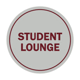 Signs ByLITA Circle Student Lounge Sign