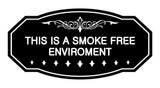 Victorian This Is A Smoke Free Environment Sign