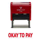 Okay To Pay Self Inking Rubber Stamp