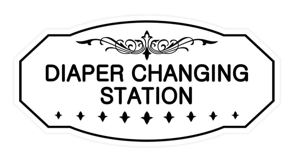 Victorian Diaper Changing Station Sign – Pacific Sign and Stamp