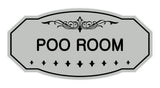 Victorian Poo Room Sign