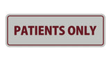 Signs ByLITA Standard Patients Only Sign