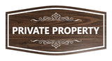 Signs ByLITA Fancy Private Property Sign