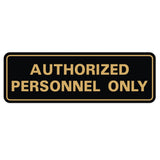 Standard Authorized Personnel Only Sign