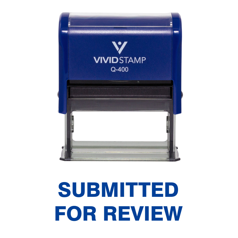 Submitted For Review Self Inking Rubber Stamp