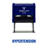 Hypertension Medical Self Inking Rubber Stamp