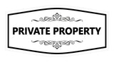 Signs ByLITA Fancy Private Property Sign