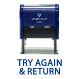 Try Again & Return Teacher Self Inking Rubber Stamp