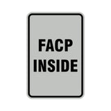 Portrait Round Facp Inside Sign