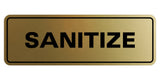Signs ByLITA Standard Sanitize Sign